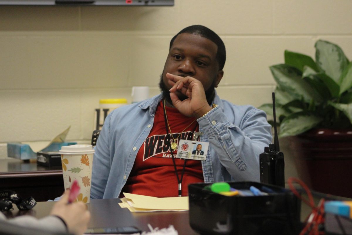 Mr. Stephens reflecting on the impact of mental health and Wellness Wednesdays for Westwood students