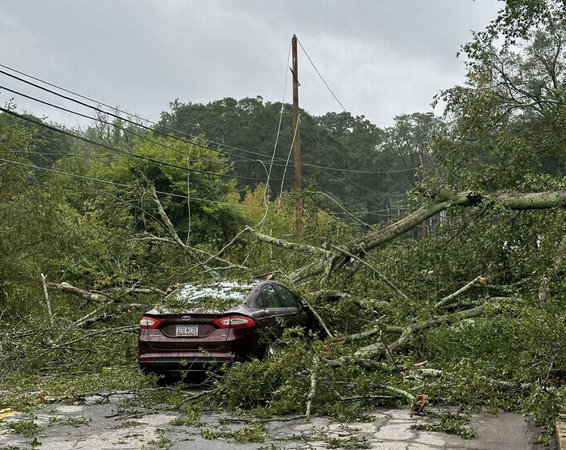 Columbia SC gets hit hard by the storm