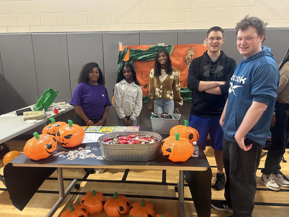 Beta Club Pumpkin-Themed area at Harvest Festival 2024